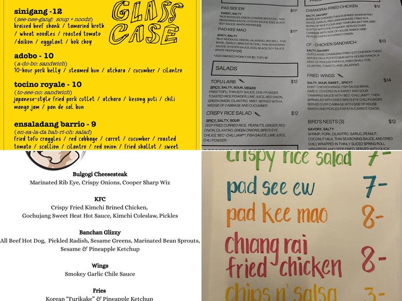 Les & Doreen's Happy Tap Menu