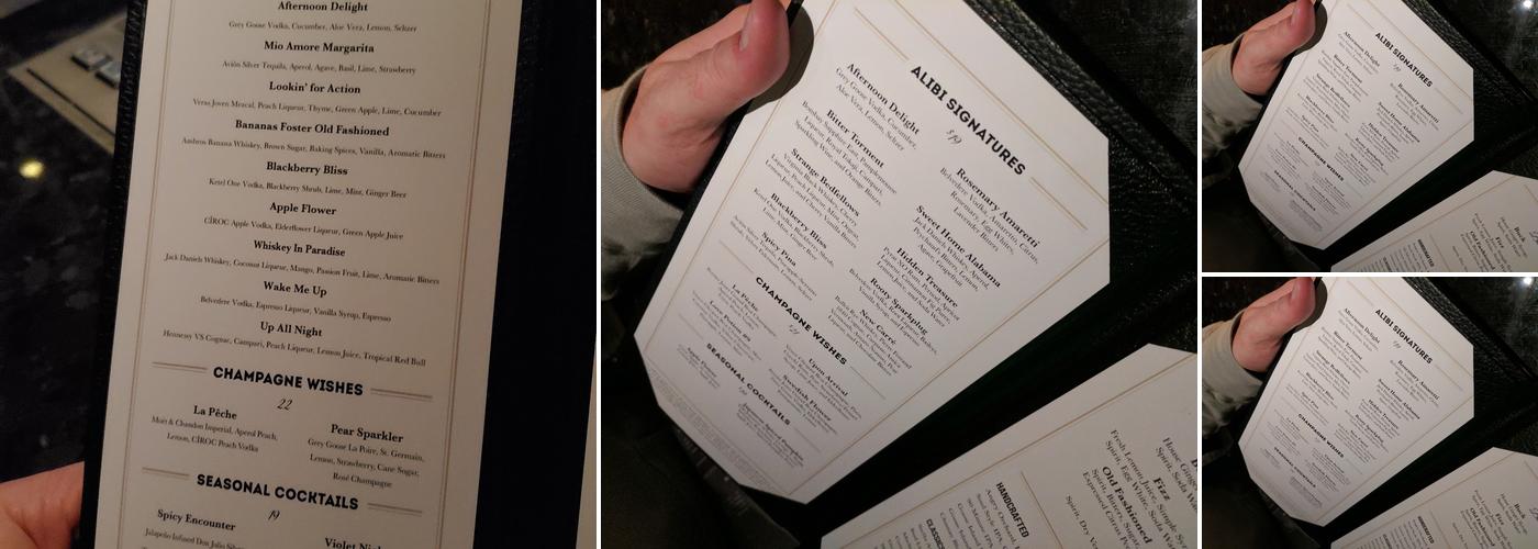 A Menu