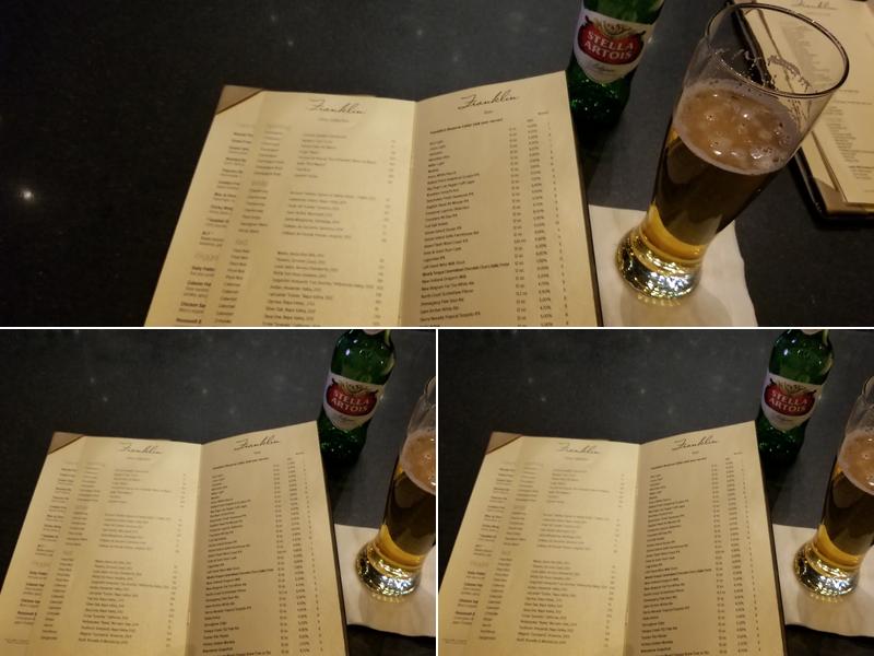 Franklin Lounge Menu