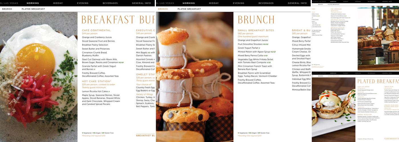 Pool Bar Menu