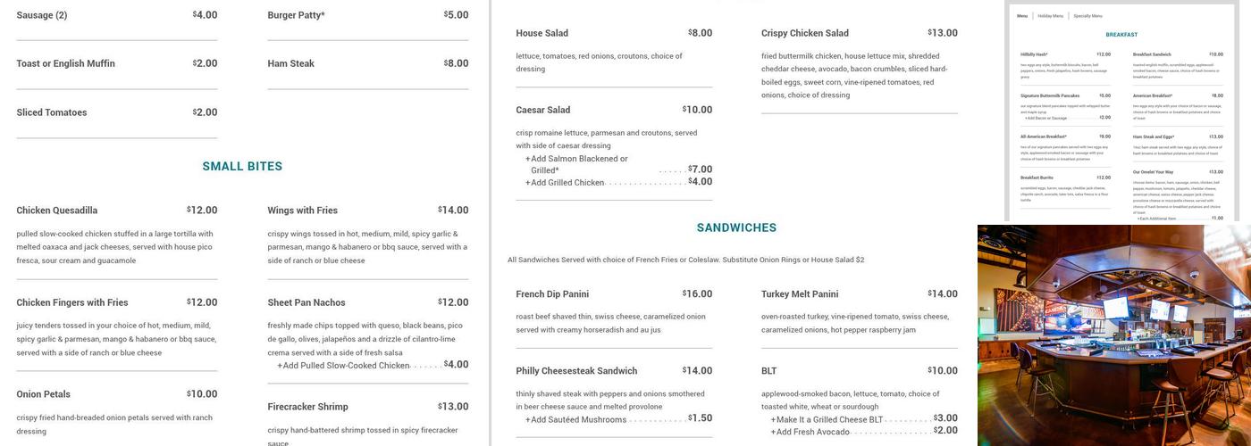 Wildfire Anthem Menu