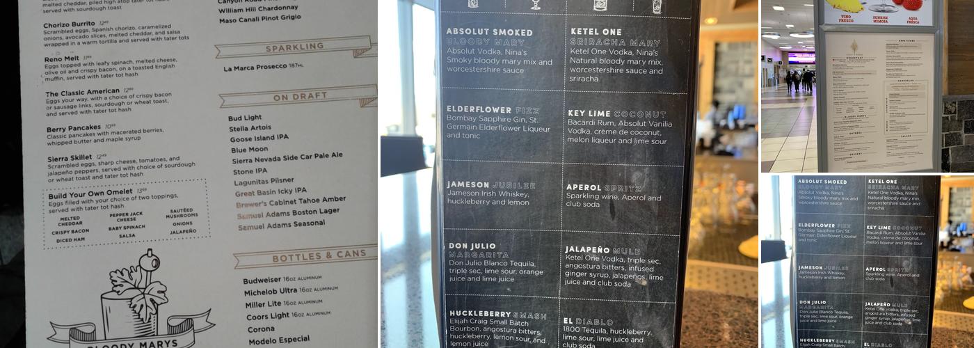 Timber Ridge Menu