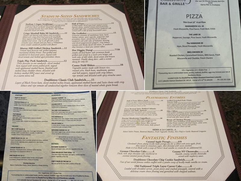 Stadium 3 Bar and Grille Menu