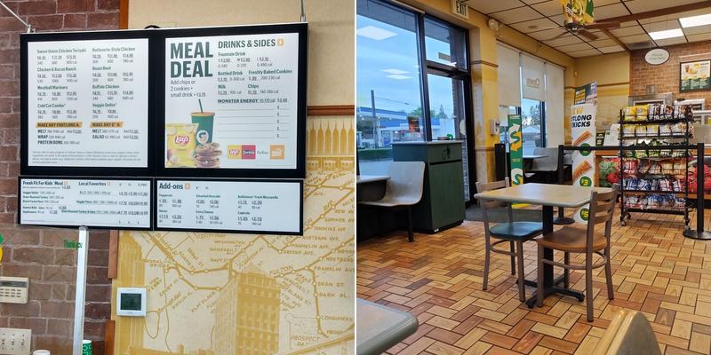 Subway Menu