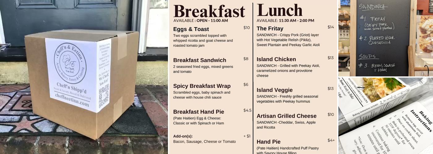 Cheff'n & Eetinn Menu