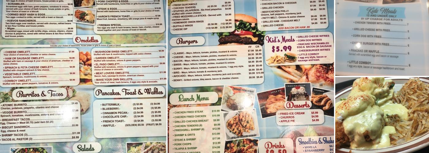 Waterfalls Cafe Magnolia Menu