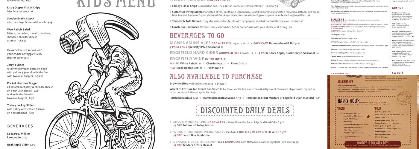 McMenamins Rams Head Menu