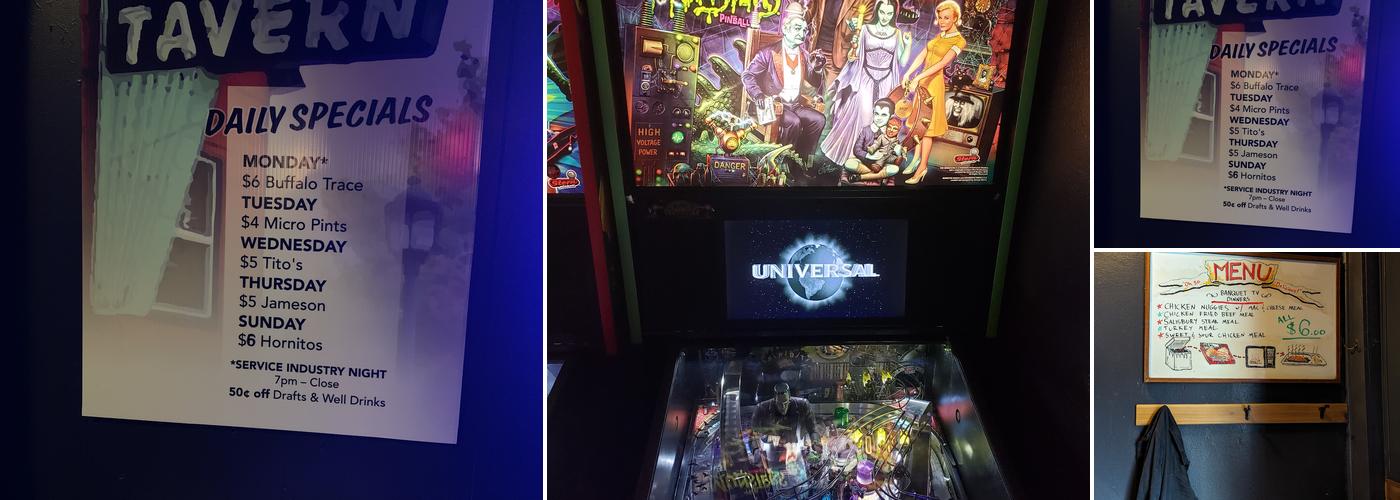 Billy Rays Dive Menu