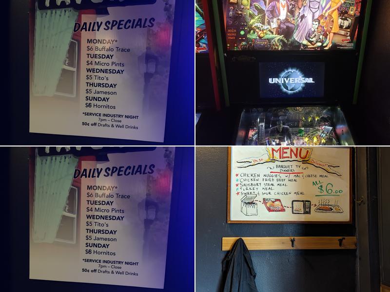 Billy Rays Dive Menu