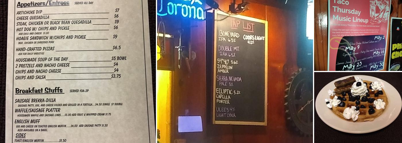 Sundown Pub Menu