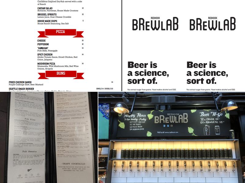 Redhook Brewlab Menu