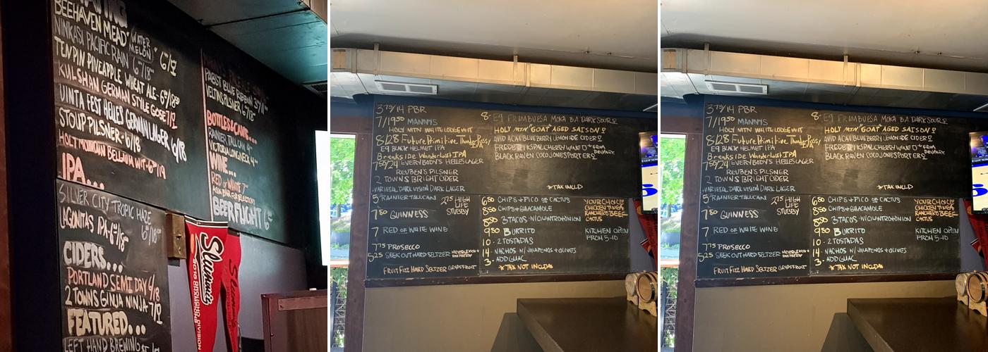 Summit Public House Menu