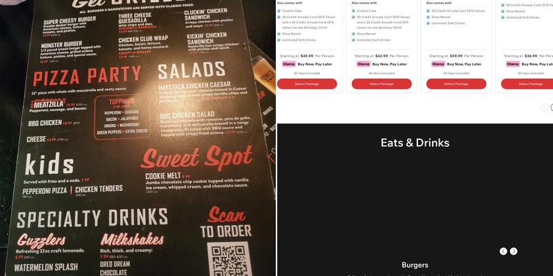 Lucky Strike L.A. Live Menu