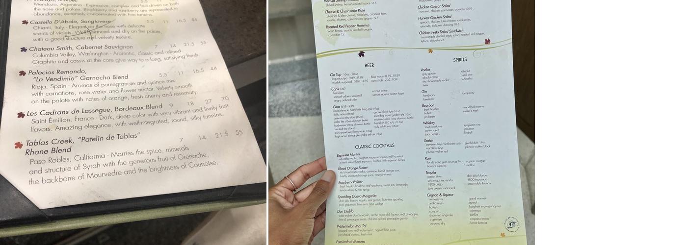 Beaudevin Menu