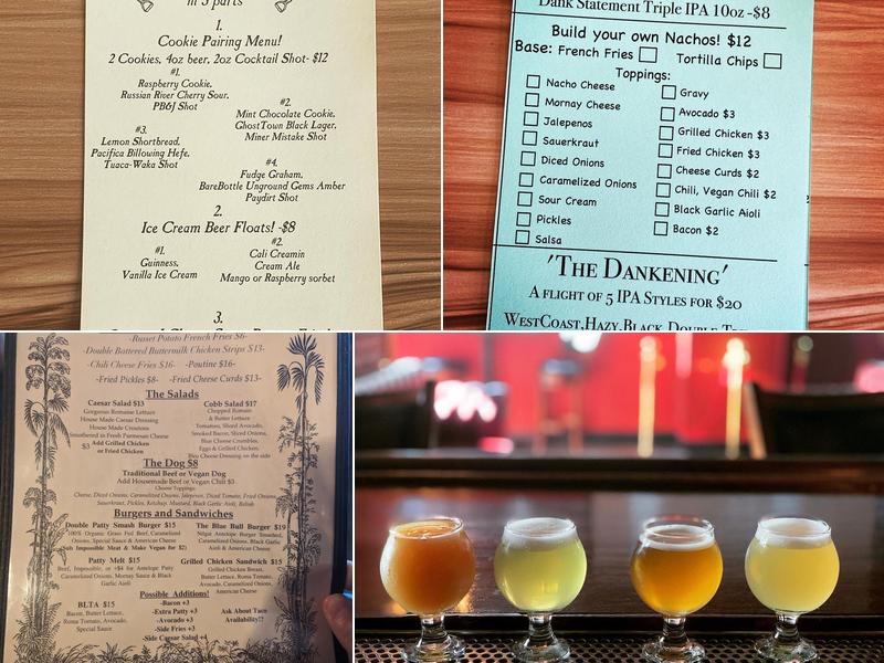 Shovels Bar & Grill Menu