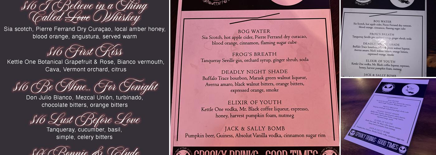 The Summer Place Menu