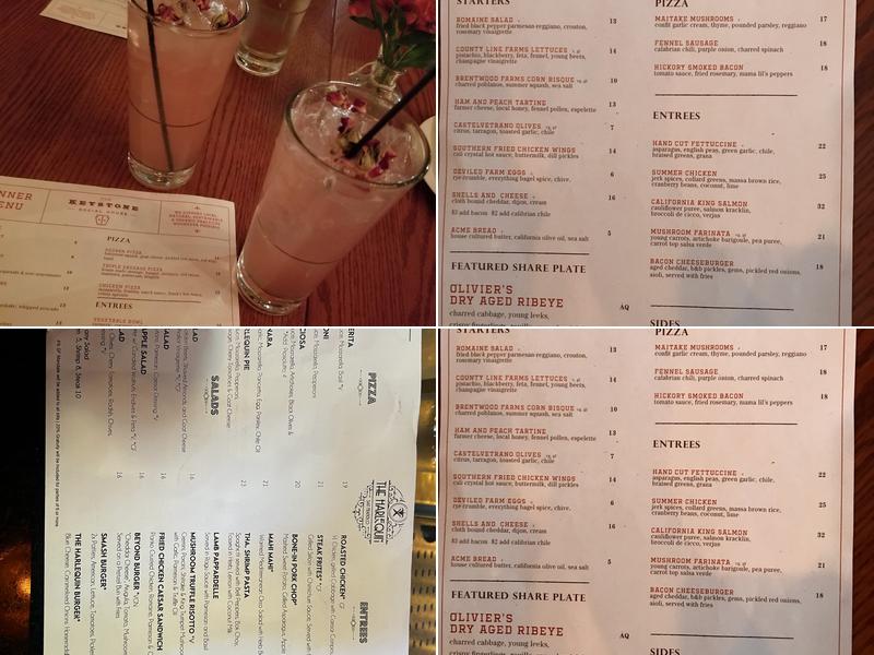 The Harlequin Menu