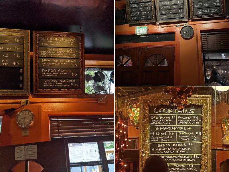 Casanova Lounge Menu