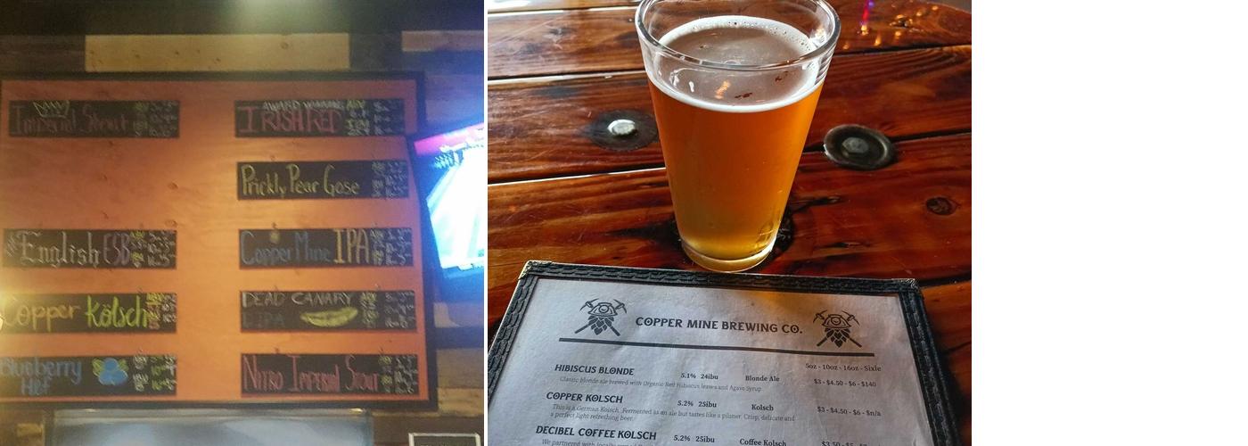 Copper Mine Brewing Co Menu