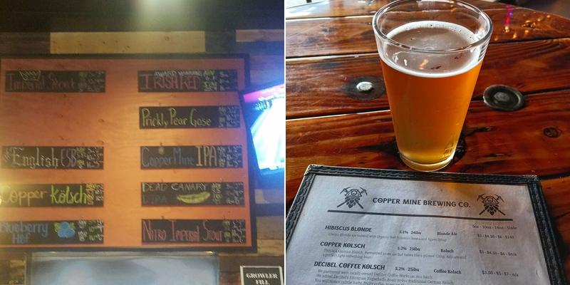Copper Mine Brewing Co Menu