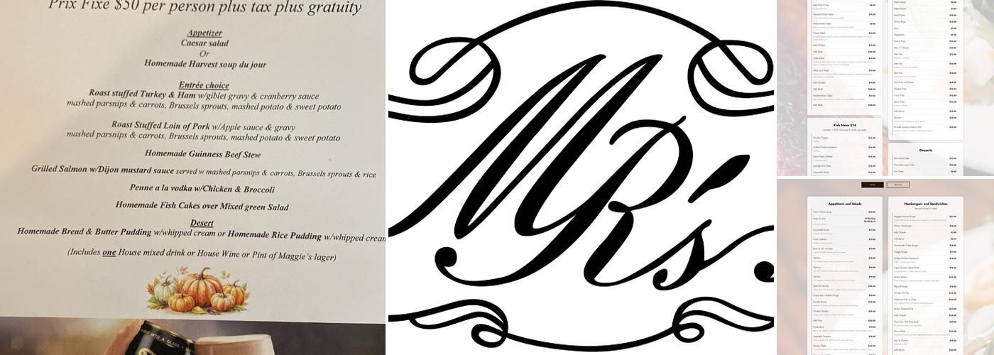 Maggie Reilly's Menu