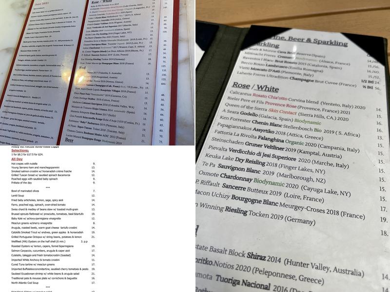 Bin 71 Menu