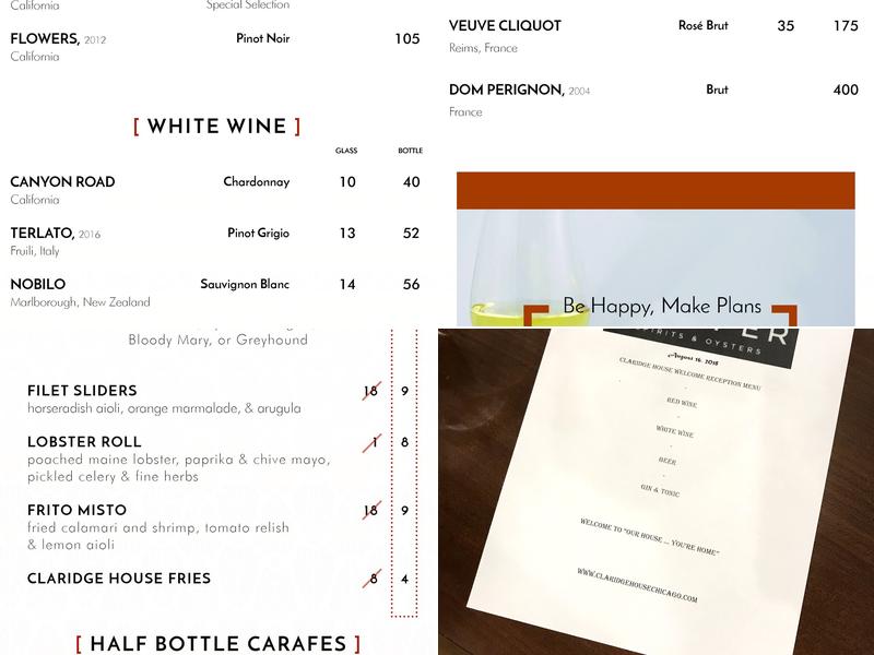 Juniper Menu