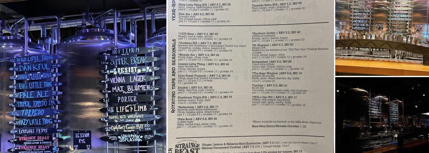 Sierra Nevada Brewing Co. Menu