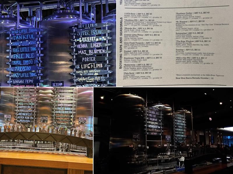 Sierra Nevada Brewing Co. Menu