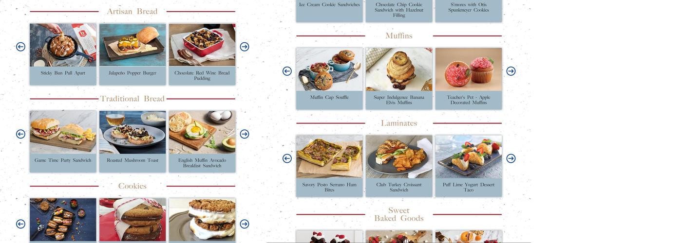 Aspire Bakeries Menu