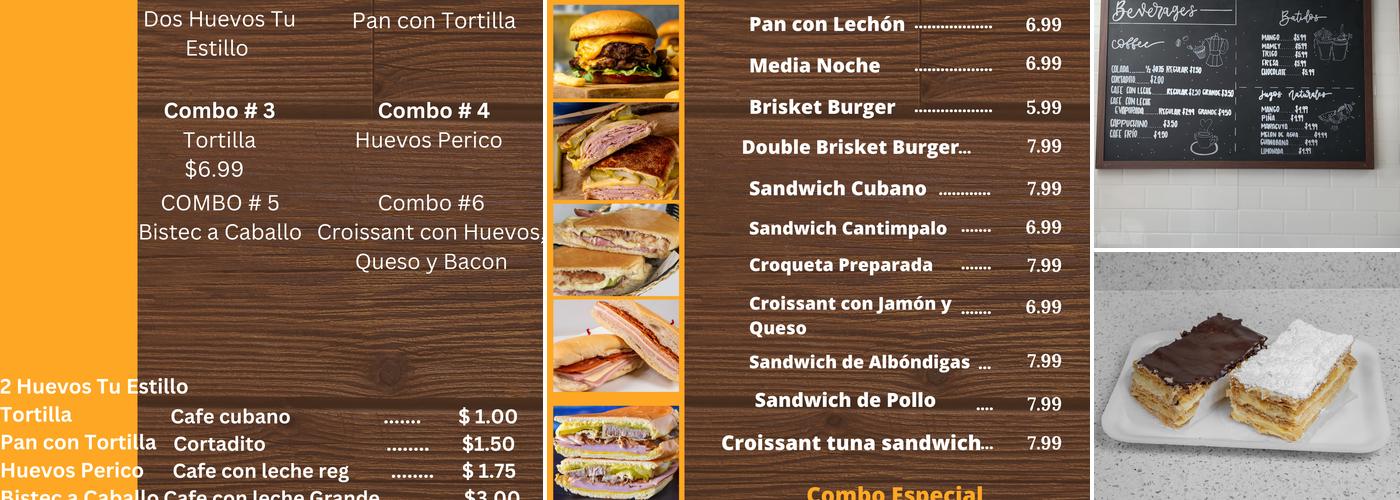 Davy Croquette Bakery Menu