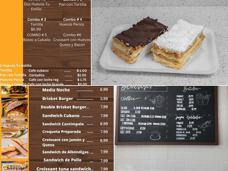 Davy Croquette Bakery Menu