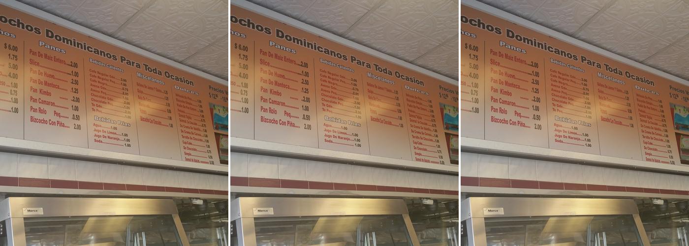 Esmeraldo Bakery Menu