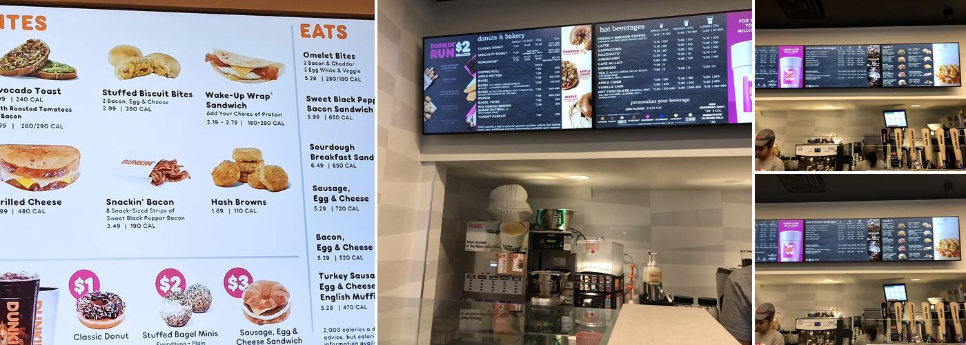 Dunkin' Menu