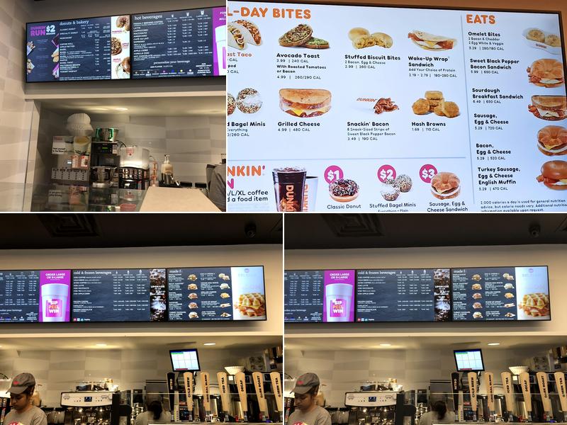 Dunkin' Menu