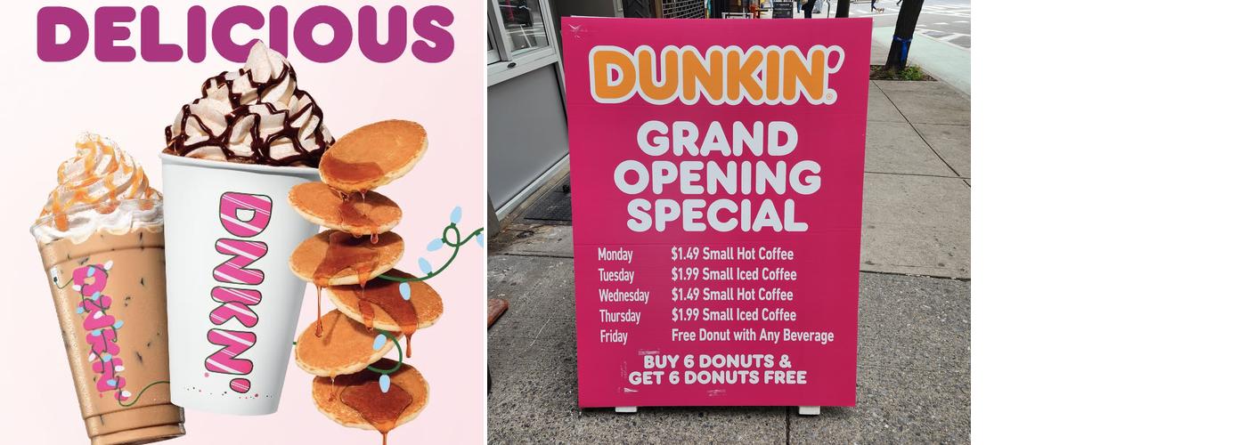 Dunkin' Menu