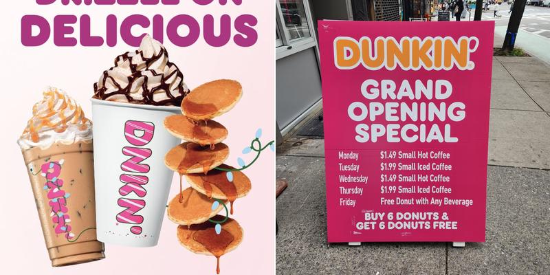 Dunkin' Menu