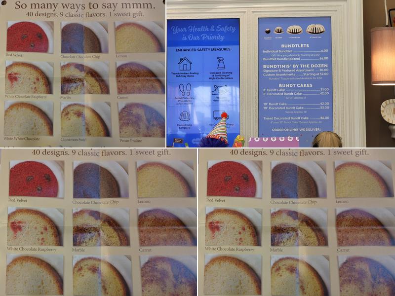 Nothing Bundt Cakes Menu