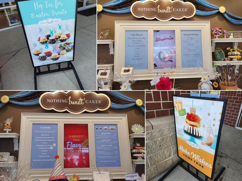 Nothing Bundt Cakes Menu