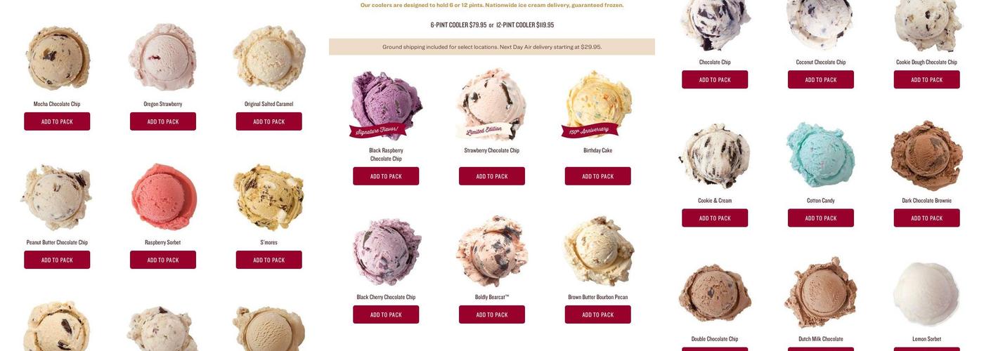 Graeter's Ice Cream Menu