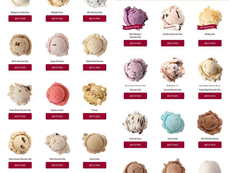 Graeter's Ice Cream Menu