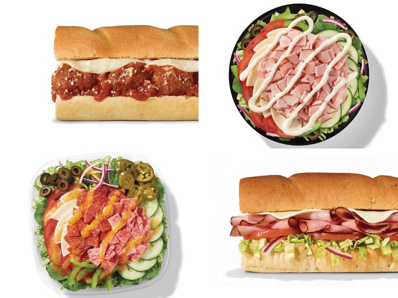 Subway Menu