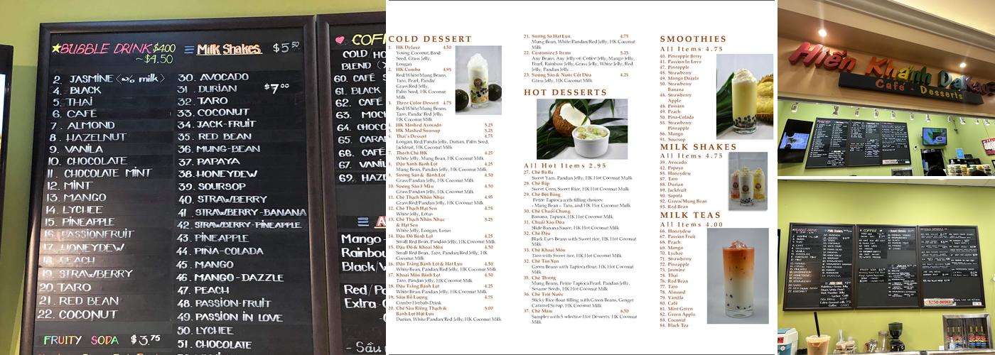 Hiền Khánh ĐaKao 3 Menu