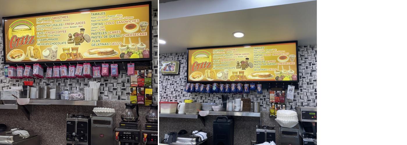 Panaderia Ortiz Menu