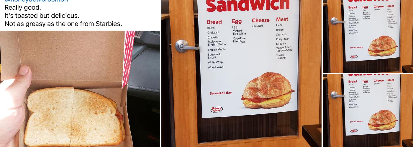 Honey Dew Donuts Menu