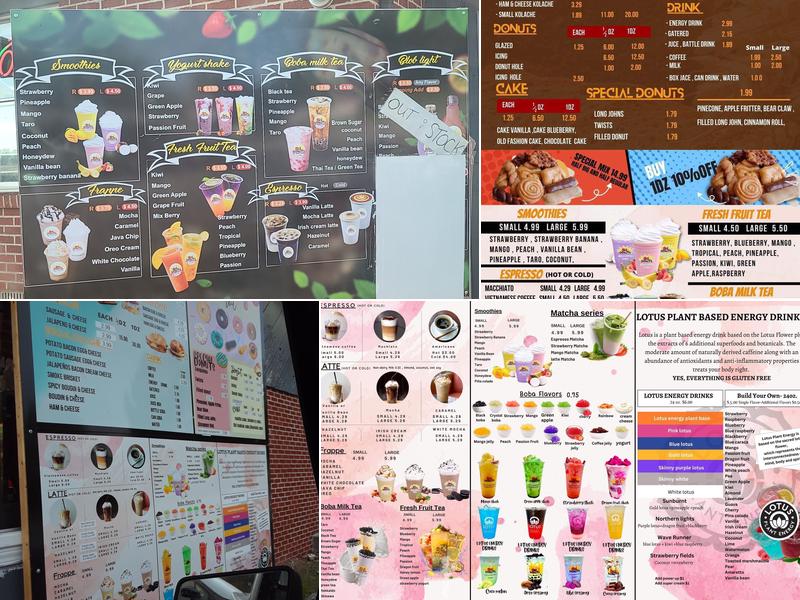 S&L Donuts Menu