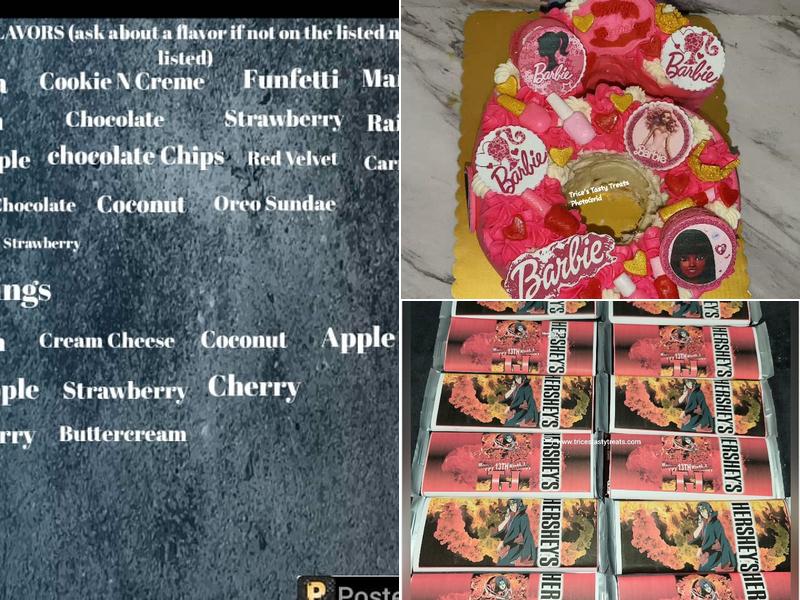 Trice's Tasty Treats LLC Menu