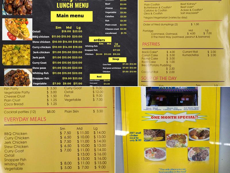 Patty Plus Menu
