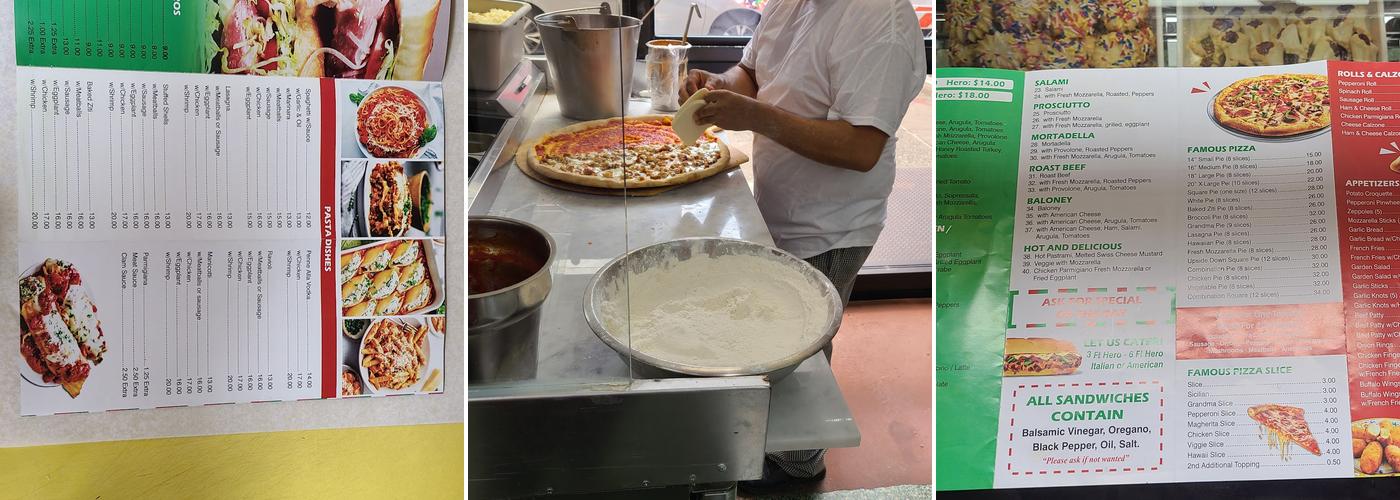 Generoso's Bakery Menu