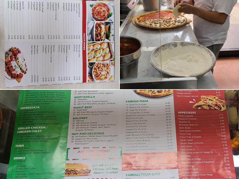 Generoso's Bakery Menu